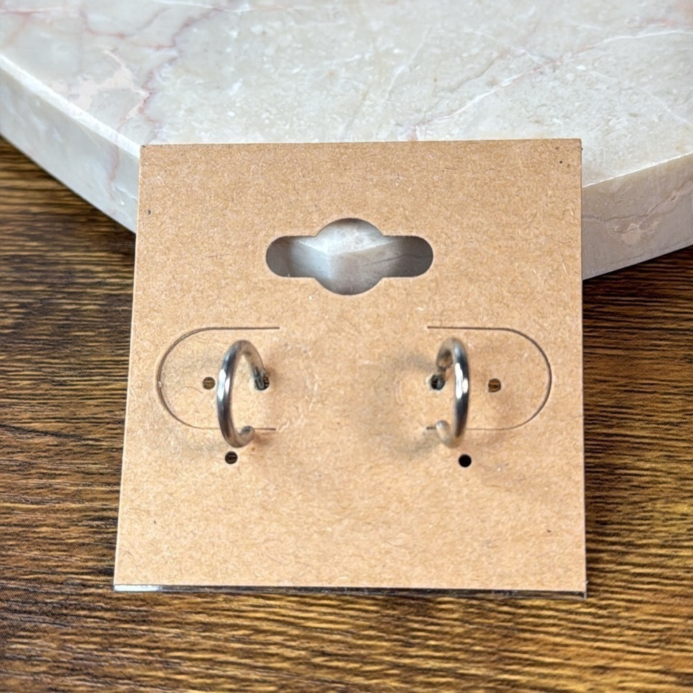 Silver Hoop Earrings